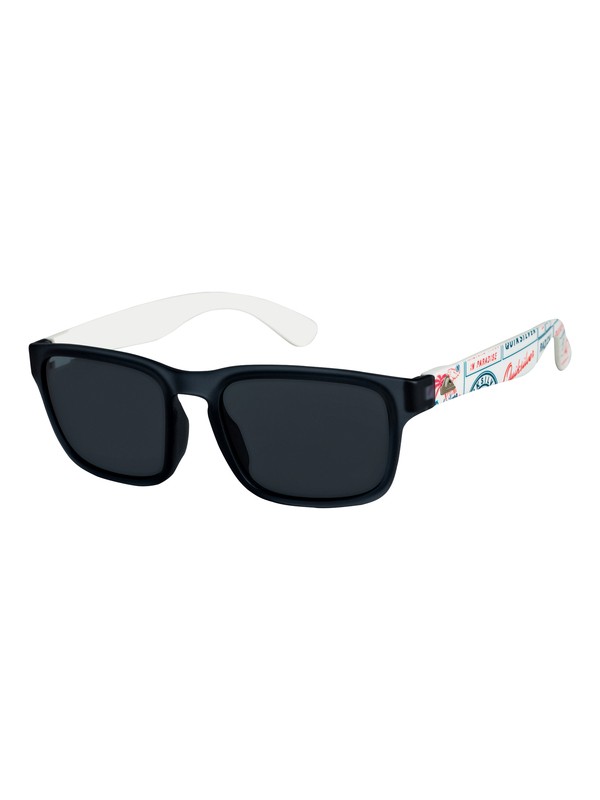 quiksilver, Stanford - Lunettes de soleil pour Homme, MATTE CRYSTAL NAVY-PRINT/GREY (xbbk) 0 Stanford - Lunettes de soleil pour Homme Bleu EQYEY03065 Quiksilver