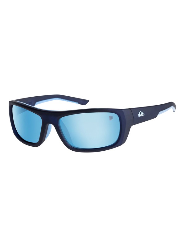 quiksilver, Knockout Polarised - Lunettes de soleil pour Homme, MATTE NAVY BLUE/ ML BLUE POLAR (xbbb) 0 Knockout Polarised - Lunettes de soleil pour Homme Bleu EQYEY03073 Quiksilver