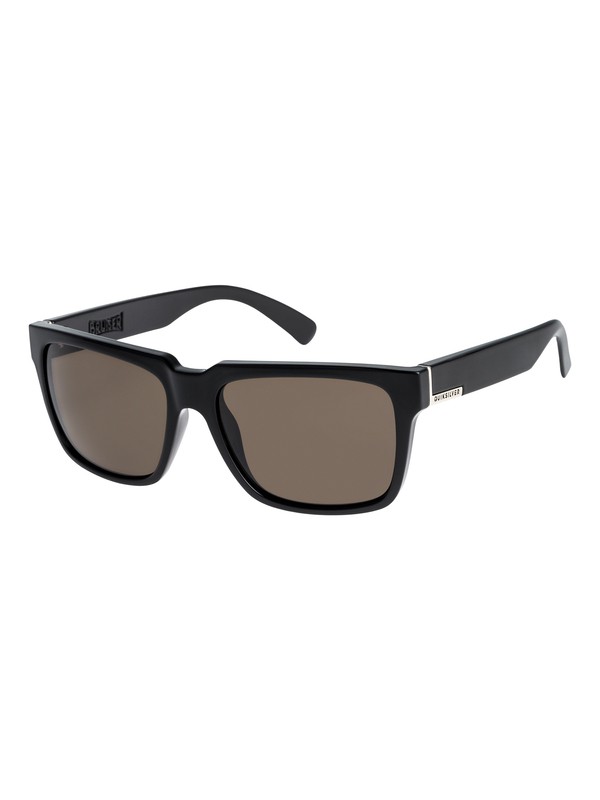 quiksilver, Bruiser - Lunettes de soleil pour Homme, SHINY BLACK/GREY (xkks) 0 Bruiser - Lunettes de soleil pour Homme Noir EQYEY03075 Quiksilver