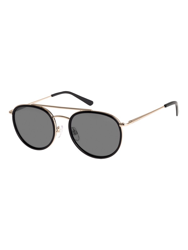 quiksilver, Collysey - Lunettes de soleil pour Homme, SHINY BLACK-GOLD/GREY (xkys) 0 Collysey - Lunettes de soleil pour Homme EQYEY03081 Quiksilver
