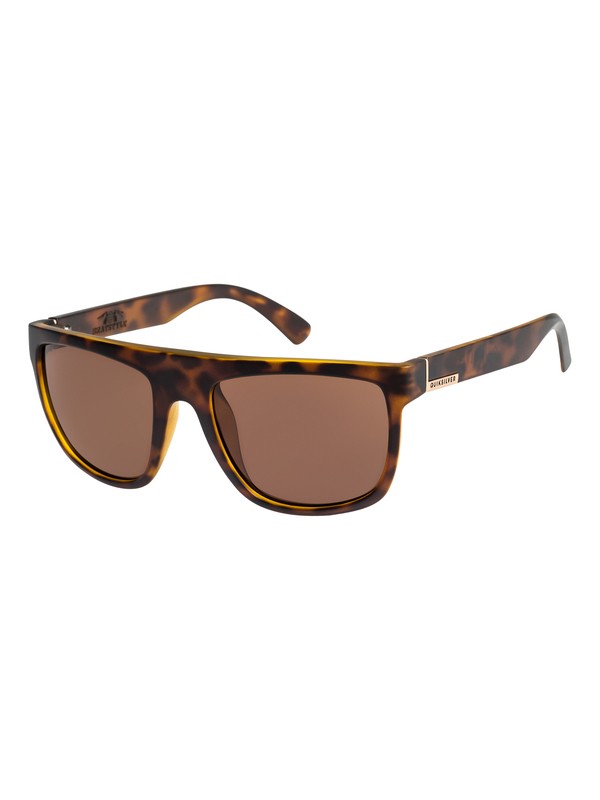 quiksilver, Bratstyle - Lunettes de soleil pour Homme, MATTE TORTOISE/BROWN (xccc) 0 Bratstyle - Lunettes de soleil pour Homme Marron EQYEY03085 Quiksilver