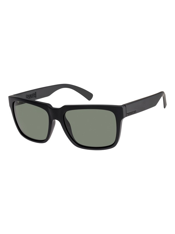 quiksilver, Bruiser Premium - Lunettes de soleil pour Homme, MATTE BLACK/MINERAL GLASS GREE (xmkm) 0 Bruiser Premium - Lunettes de soleil pour Homme Rose EQYEY03088 Quiksilver
