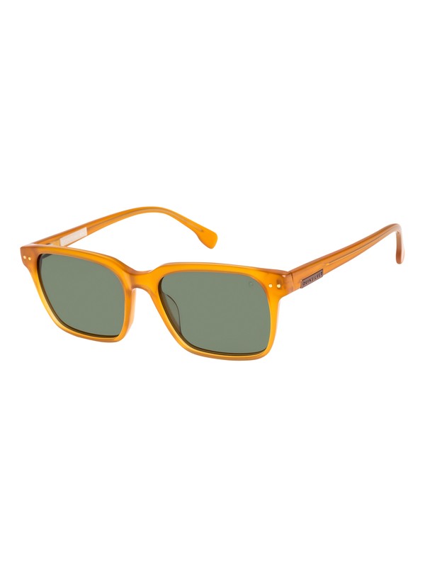 quiksilver, Bronxtown Polarised - Lunettes de soleil pour Homme, SHINY CRYSTAL BROWN/GREEN POLA (xcgp) 0 Bronxtown Polarised - Lunettes de soleil pour Homme Marron EQYEY03097 Quiksilver