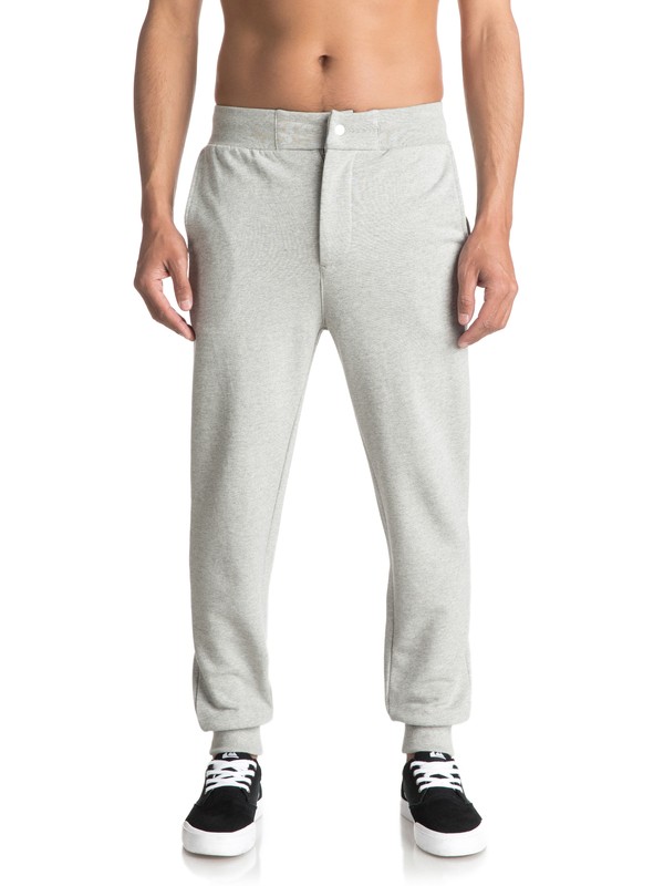 quiksilver, Monkayo - Pantalon de jogging, LIGHT GREY HEATHER (sgrh) 0 Monkayo - Pantalon de jogging Gris EQYFB03114 Quiksilver