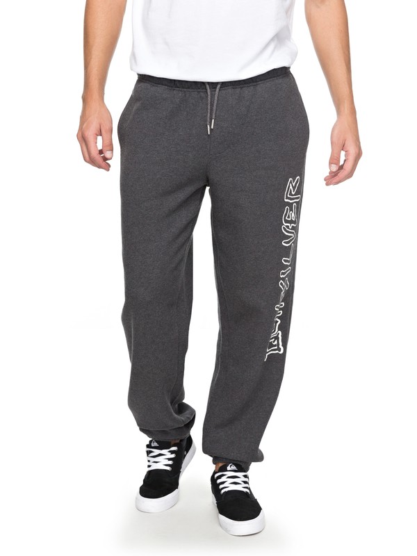 quiksilver, Quiksilver - Pantalon de jogging pour Homme, DARK GREY HEATHER (krph) 0 Quiksilver - Pantalon de jogging pour Homme Noir EQYFB03137 Quiksilver