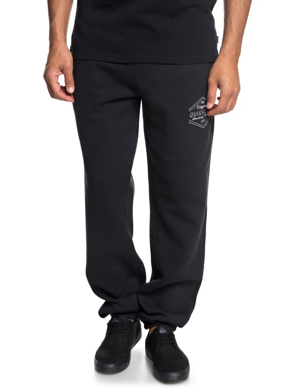 0 Quiksilver - Tracksuit Bottoms for Men Black EQYFB03156 Quiksilver