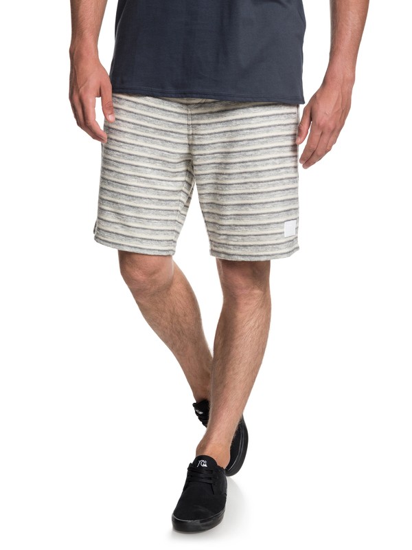 quiksilver, Harajuku Split Fleece Shorts, MGH STRIPED TOWEL (kpv3) 0 Harajuku Split Fleece Shorts Black EQYFB03175 Quiksilver
