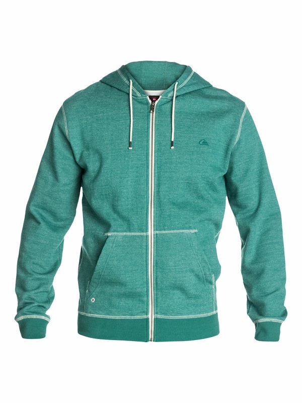 quiksilver, Major Zip Hoodie, BAYOU (bqj0) 0 Major Zip Hoodie EQYFT03004 Quiksilver