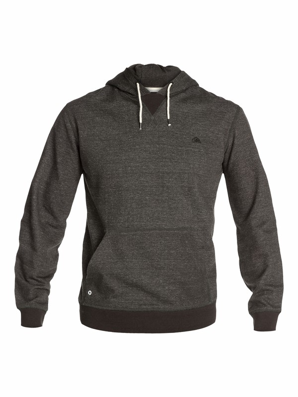quiksilver, Major Hood Pullover Hoodie, DARK GREY HEATHER (ktfh) 0 Major Hood Pullover Hoodie EQYFT03006 Quiksilver
