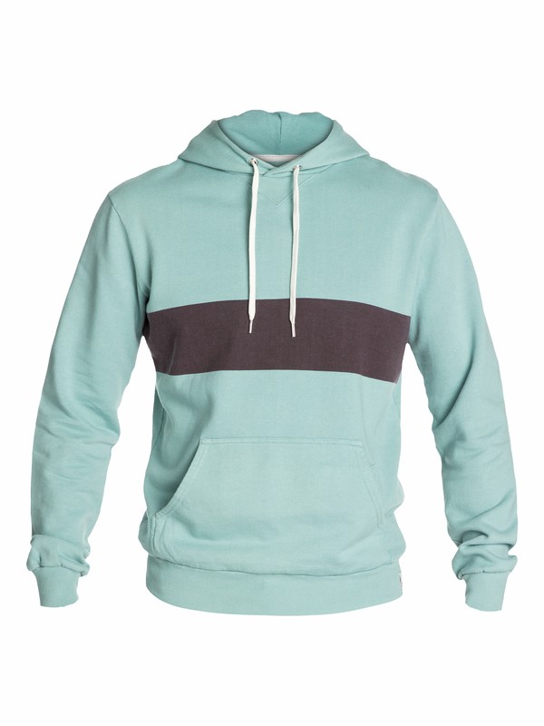 quiksilver, Shearwater Pullover Hoodie, BLUE SURF (bhb0) 0 Shearwater Pullover Hoodie EQYFT03032 Quiksilver