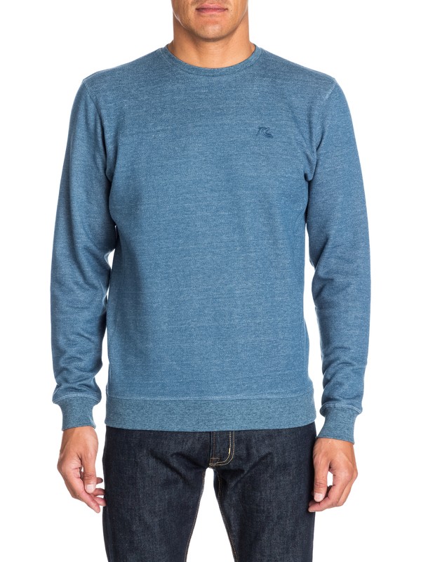 quiksilver, Everyday Heather - Sweatshirt, DARK DENIM (brq0) 0 Everyday Heather - Sweatshirt EQYFT03072 Quiksilver