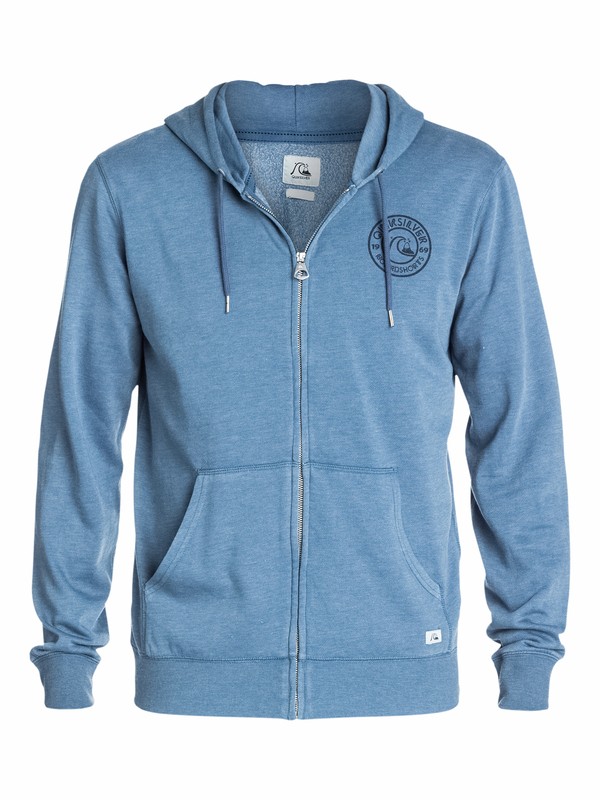 quiksilver, Prescott Zip Hoodie, DARK DENIM (brq0) 0 Prescott Zip Hoodie EQYFT03078 Quiksilver
