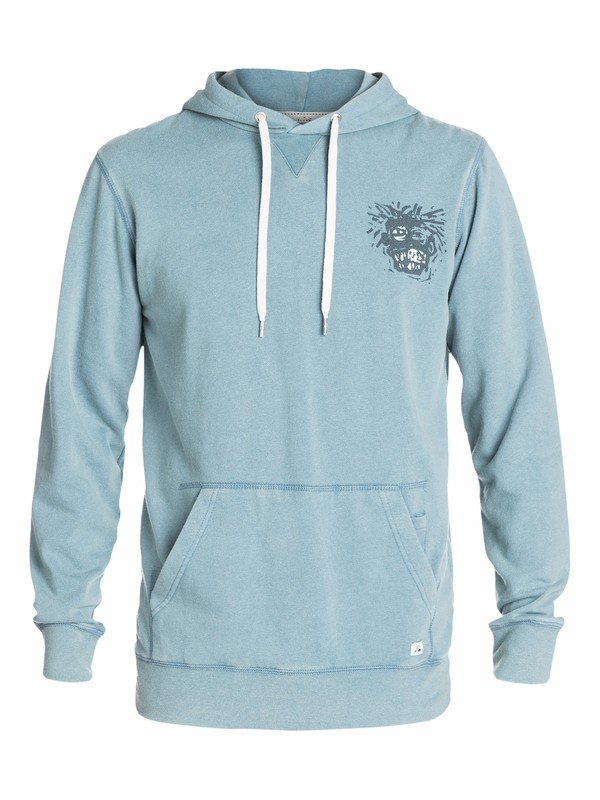 quiksilver, Matlock Pullover Hoodie, BLUESTONE (bmc0) 0 Matlock Pullover Hoodie EQYFT03081 Quiksilver