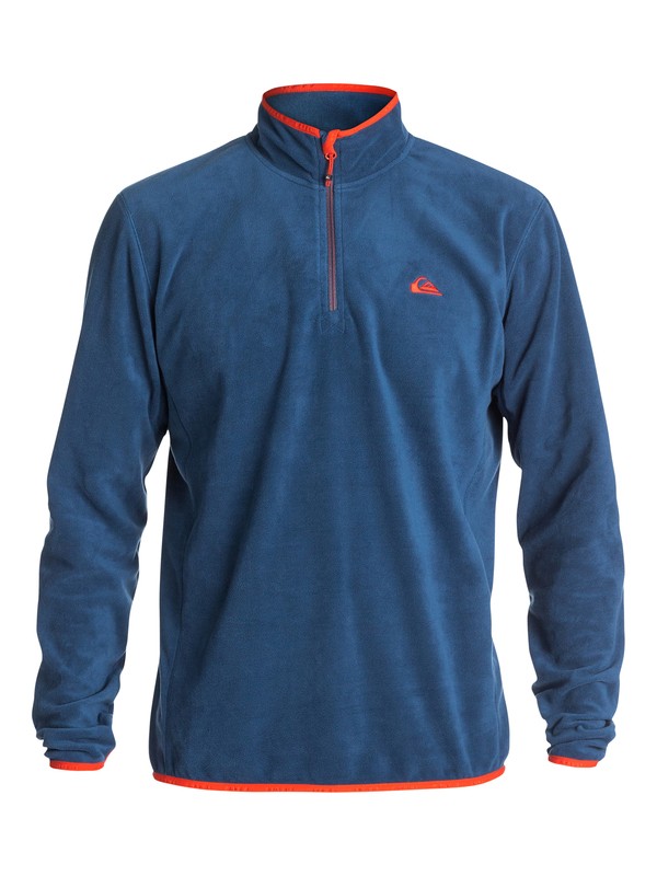 quiksilver, Mission Half-Zip Fleece, DARK DENIM (brq0) 0 Mission Half-Zip Fleece EQYFT03163 Quiksilver