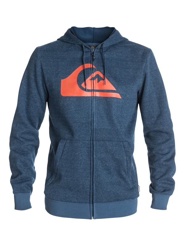 quiksilver, M&W - Zip-Up Hoodie, DARK DENIM (brq0) 0 M&W - Zip-Up Hoodie EQYFT03164 Quiksilver