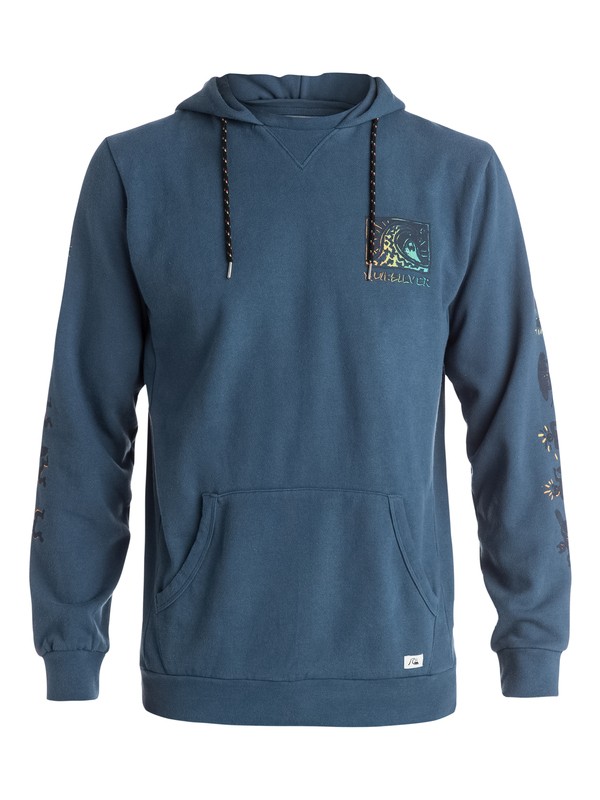 quiksilver, War Paint Pullover Fleece, DARK DENIM (brq0) 0 War Paint Pullover Fleece EQYFT03190 Quiksilver