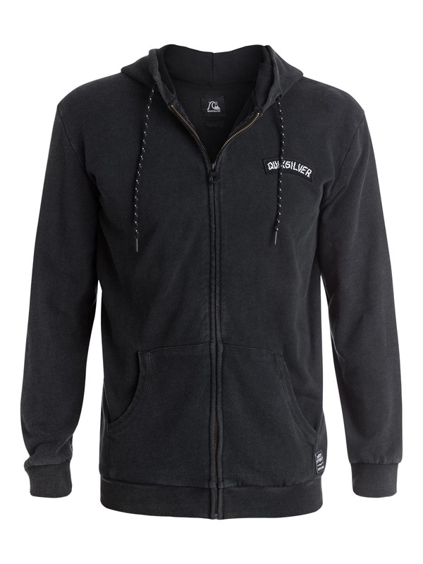 quiksilver, Black Night Zip-Up Hoodie, ANTHRACITE (kvj0) 0 Black Night Zip-Up Hoodie EQYFT03196 Quiksilver