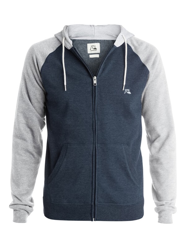 quiksilver, Major Block Zip - Up Sweatshirt, NAVY BLAZER (byj0) 0 Major Block Zip - Up Sweatshirt EQYFT03242 Quiksilver