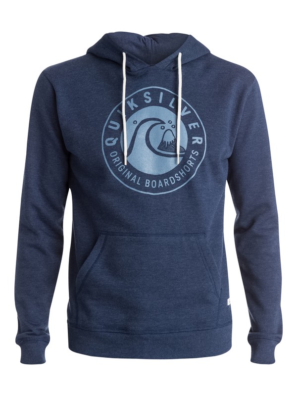 quiksilver, Major Pullover Hoodie, MEDIEVAL BLUE (bte0) 0 Major Pullover Hoodie EQYFT03247 Quiksilver