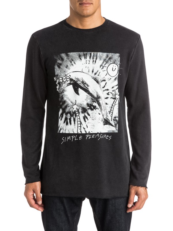 quiksilver, Easy Life Crew - Sweatshirt, ANTHRACITE (kvj0) 0 Easy Life Crew - Sweatshirt EQYFT03269 Quiksilver