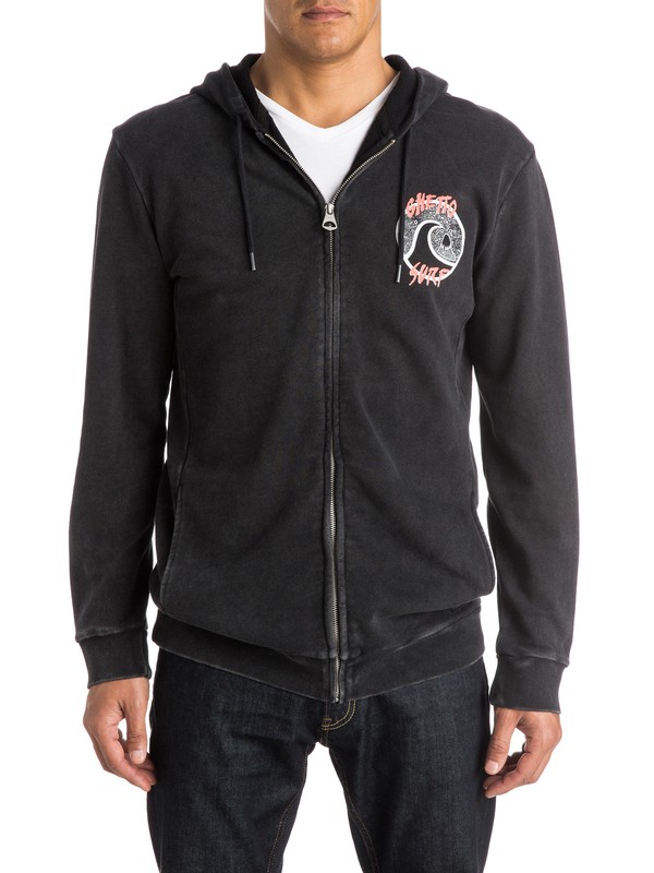 quiksilver, Ghetto Surf - Sudadera con capucha y cremallera, ANTHRACITE (kvj0) 0 Ghetto Surf - Sudadera con capucha y cremallera EQYFT03271 Quiksilver