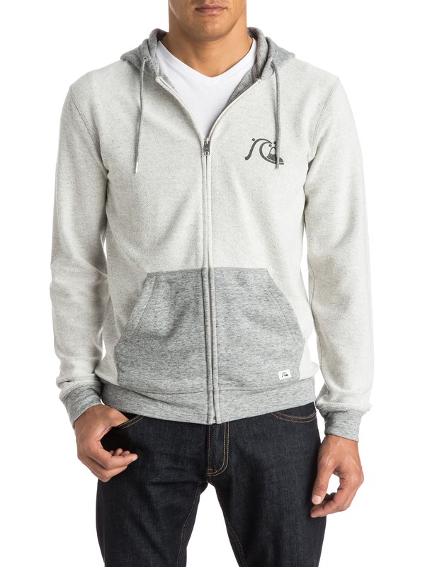 quiksilver, Storm Reverse - Sudadera con capucha y cremallera, MEDIUM GREY HEATHER (kpwh) 0 Storm Reverse - Sudadera con capucha y cremallera EQYFT03284 Quiksilver