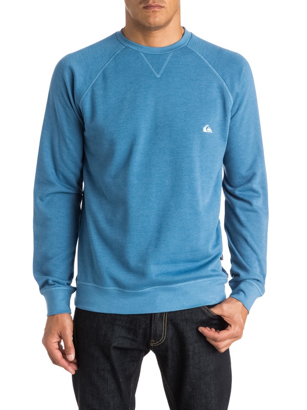 quiksilver, Everyday Crew - Sweatshirt, FEDERAL BLUE (bnc0) 0 Everyday Crew - Sweatshirt EQYFT03313 Quiksilver