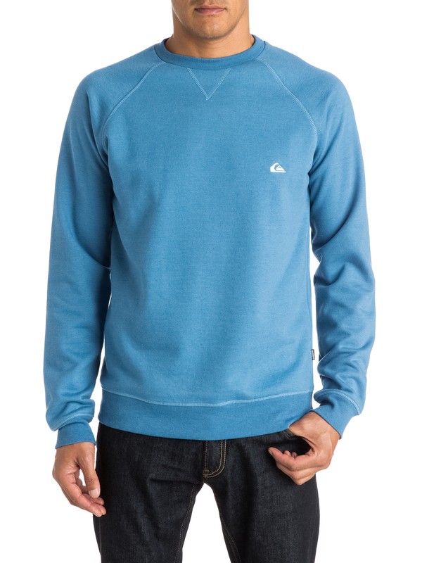 quiksilver, Everyday Crew Sweatshirt, FEDERAL BLUE (bnc0) 0 Everyday Crew Sweatshirt EQYFT03363 Quiksilver