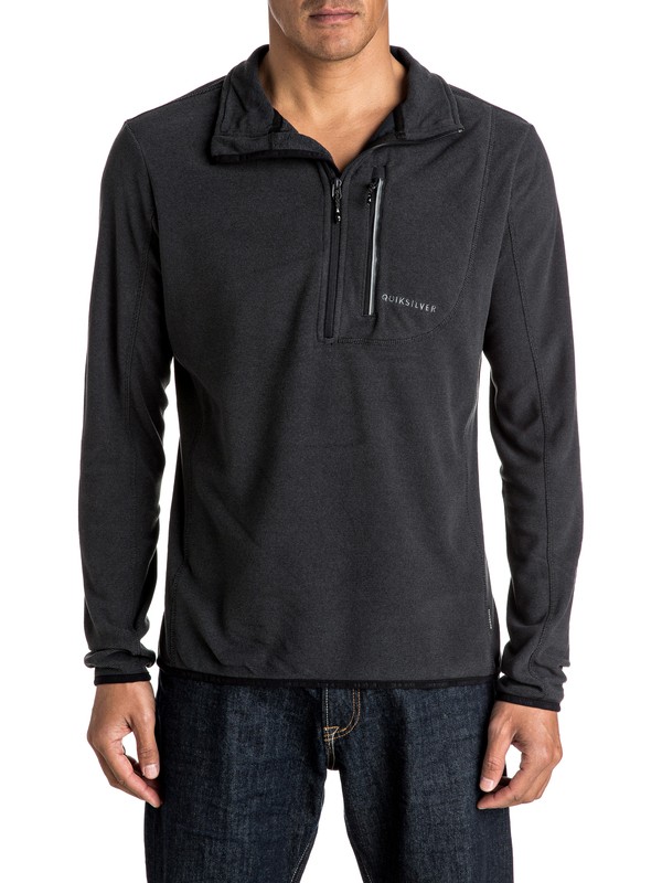 quiksilver, Cosmic Polartec® Half Zip Fleece, BLACK (kvj0) 0 Cosmic Polartec® Half Zip Fleece EQYFT03370 Quiksilver