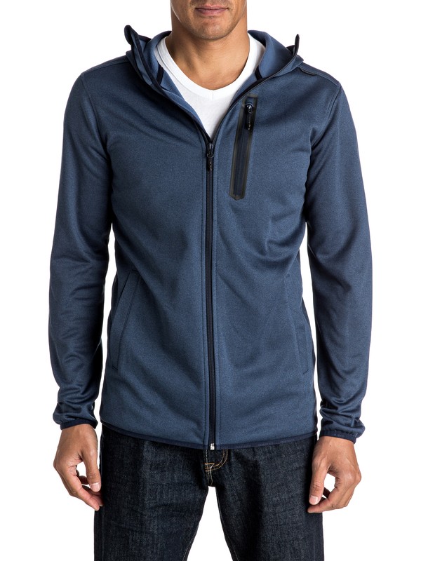 quiksilver, Pioneer - Sweat à capuche technique zippé, NAVY BLAZER (byj0) 0 Pioneer - Sweat à capuche technique zippé EQYFT03389 Quiksilver