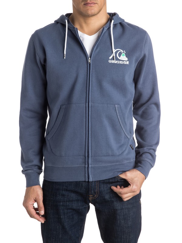 quiksilver, Bubble - Sweat à capuche zippé, NIGHTSHADOW BLUE (bpt0) 0 Bubble - Sweat à capuche zippé EQYFT03426 Quiksilver