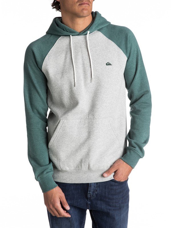 quiksilver, Everyday Sweatshirt, LIGHT GREY HEATHER (sgr6) 0 Everyday Sweatshirt Grey EQYFT03428 Quiksilver