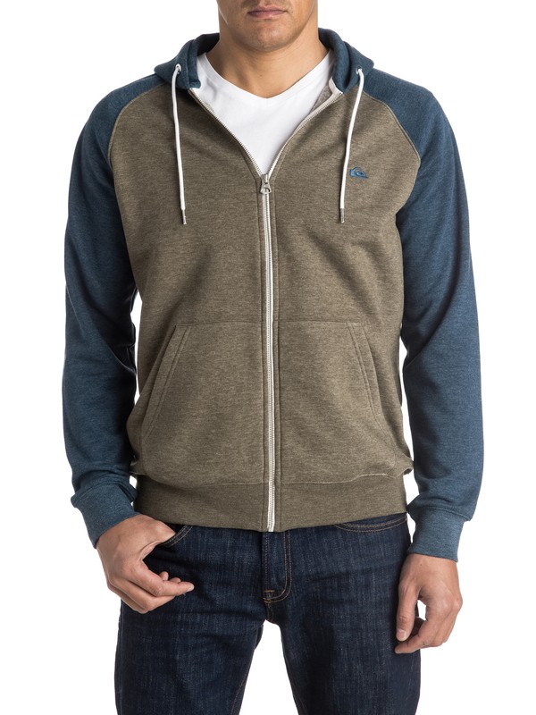 quiksilver, Everyday Zip-Up Hoodie, DUSTY OLIVE (gpb0) 0 Everyday Zip-Up Hoodie EQYFT03429 Quiksilver