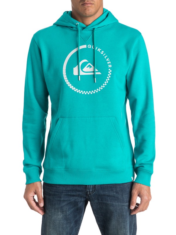 quiksilver, Big Logo - Sweat à capuche, VIRIDINE GREEN (bnf0) 0 Big Logo - Sweat à capuche Bleu EQYFT03432 Quiksilver