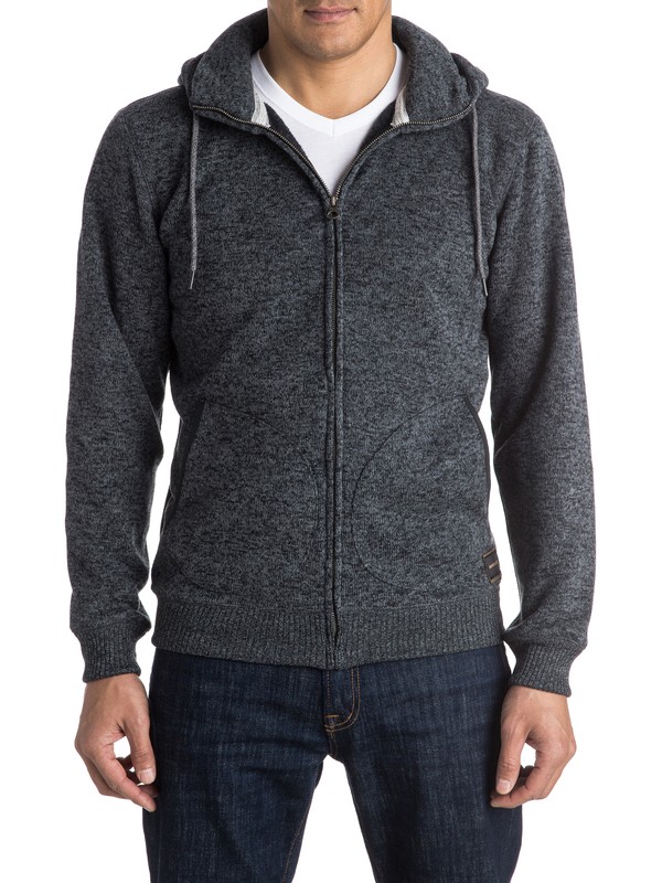 quiksilver, Keller Zip-Up Hoodie, TARMAC (kta0) 0 Keller Zip-Up Hoodie EQYFT03462 Quiksilver