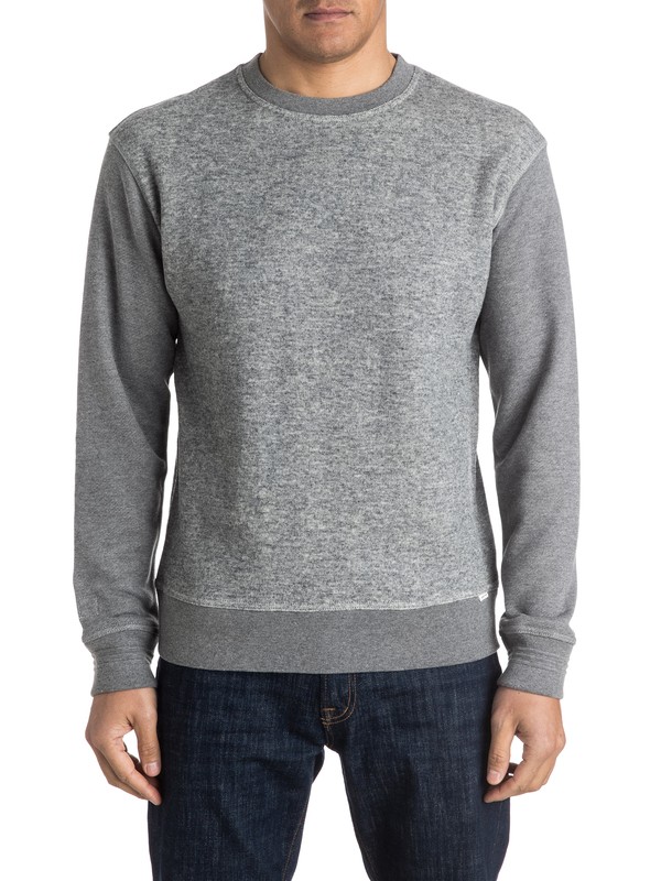quiksilver, The Mixed - Sweat, LIGHT GREY HEATHER (sgrh) 0 The Mixed - Sweat EQYFT03469 Quiksilver