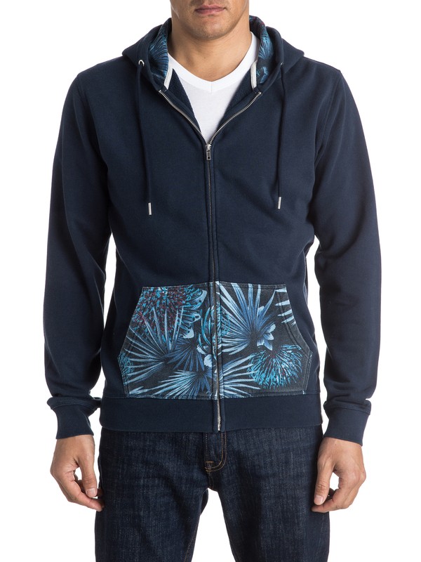quiksilver, Decided Fate - Sweat à capuche zippé, NAVY BLAZER (byj0) 0 Decided Fate - Sweat à capuche zippé EQYFT03475 Quiksilver