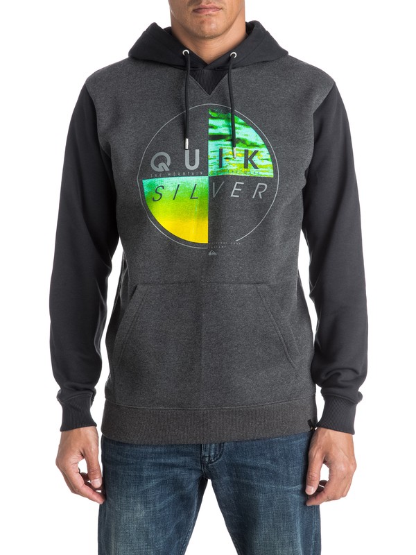 quiksilver, Of The Wood - Sweat à capuche, DARK GREY HEATHER (ktfh) 0 Of The Wood - Sweat à capuche EQYFT03558 Quiksilver