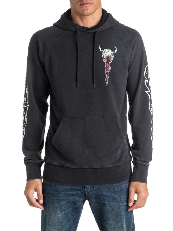 quiksilver, Burn Burn - Sweat à capuche, BLACK (kvj0) 0 Burn Burn - Sweat à capuche EQYFT03572 Quiksilver
