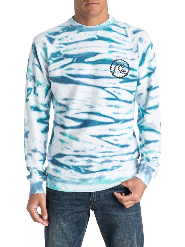 quiksilver, Mellow Out - Sweat, WHITE (wbb0) 0 Mellow Out - Sweat EQYFT03574 Quiksilver