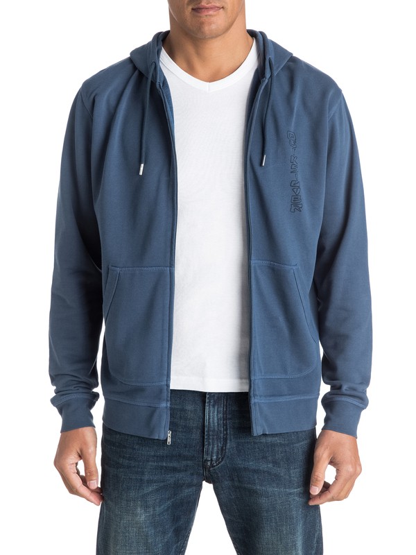 quiksilver, Scattered - Sweat à capuche zippé, DARK DENIM (brq0) 0 Scattered - Sweat à capuche zippé EQYFT03575 Quiksilver