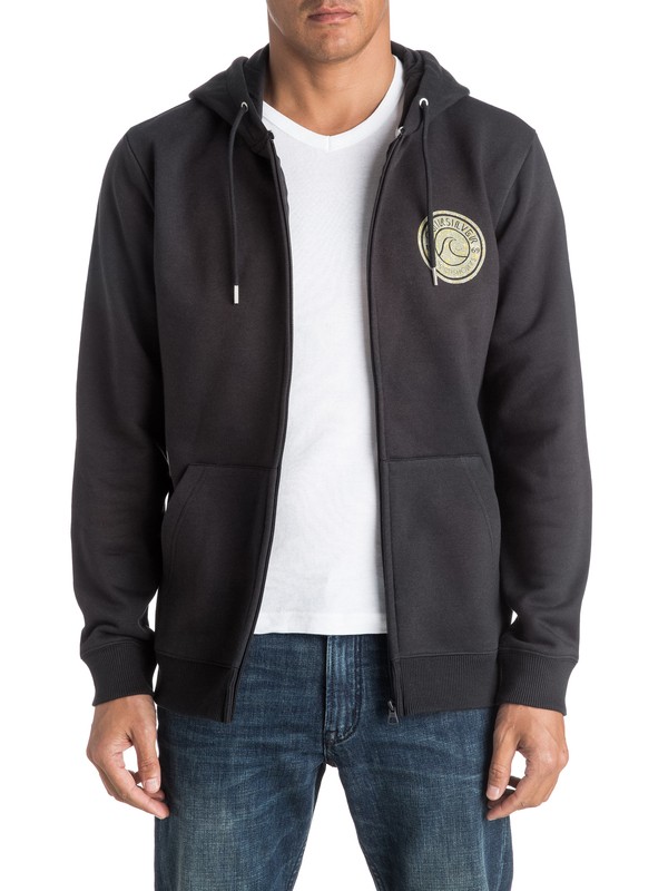 quiksilver, Zing Zang - Sweat à capuche zippé, TARMAC (kta0) 0 Zing Zang - Sweat à capuche zippé EQYFT03583 Quiksilver