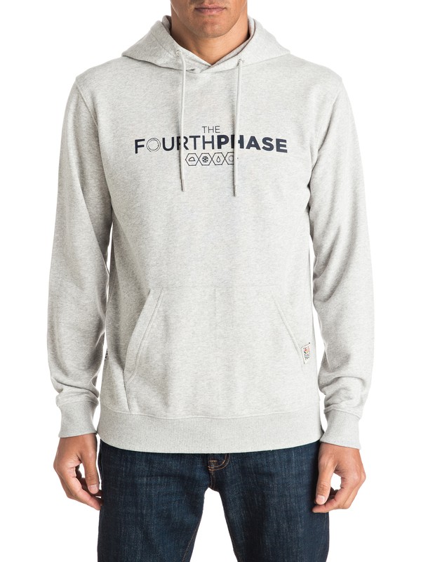 quiksilver, The Fourth Phase - Sweat à capuche, LIGHT GREY HEATHER (sgrh) 0 The Fourth Phase - Sweat à capuche EQYFT03614 Quiksilver