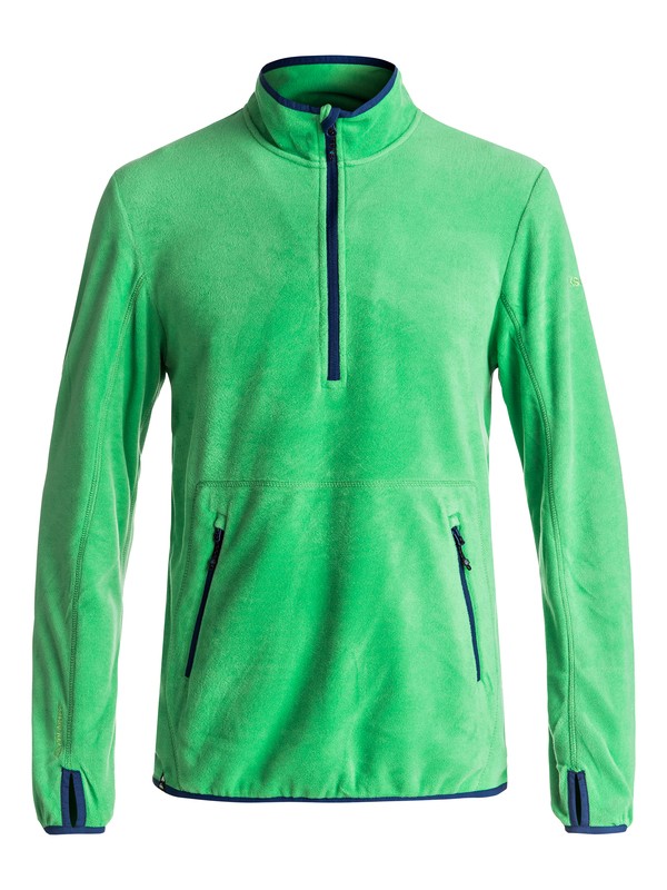 quiksilver, Cosmo - Deuxième couche Polartec® à demi-zip, KELLY GREEN (gnk0) 0 Cosmo - Deuxième couche Polartec® à demi-zip Vert EQYFT03625 Quiksilver