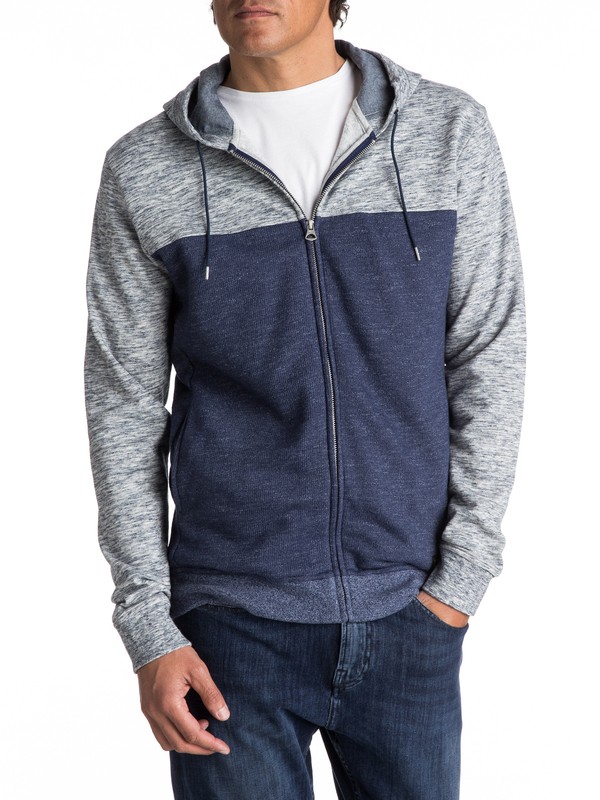 quiksilver, Crystal Cave - Sweat à capuche zippé, MEDIEVAL BLUE (bte0) 0 Crystal Cave - Sweat à capuche zippé EQYFT03675 Quiksilver