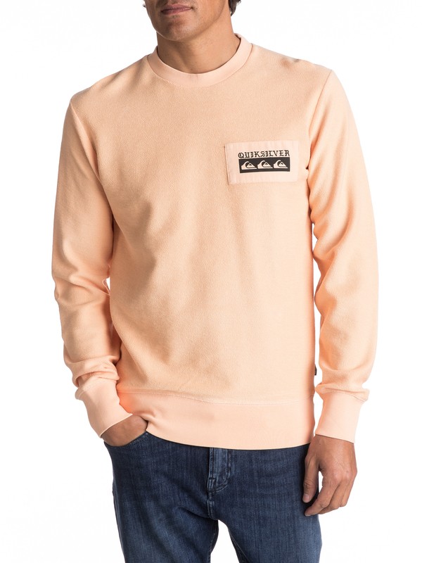 quiksilver, Spray Daze - Sweat pour Homme, PEACH FUZZ (net0) 0 Spray Daze - Sweat pour Homme EQYFT03680 Quiksilver