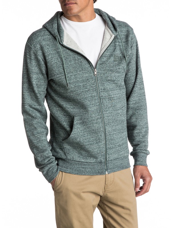 quiksilver, JUNGLE FOREST ZIP, SILVER PINE HEATHER (gpah) 0 JUNGLE FOREST ZIP EQYFT03684 Quiksilver