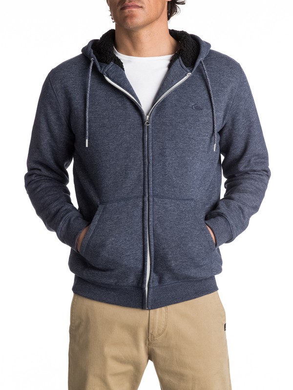 quiksilver, Everyday Sherpa - Sweat à capuche zippé, NAVY BLAZER HEATHER (byjh) 0 Everyday Sherpa - Sweat à capuche zippé EQYFT03695 Quiksilver
