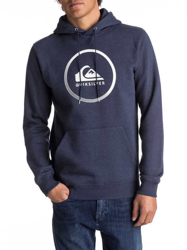 quiksilver, Big Logo Hoodie, NAVY BLAZER HEATHER (byjh) 0 Big Logo Hoodie EQYFT03717 Quiksilver
