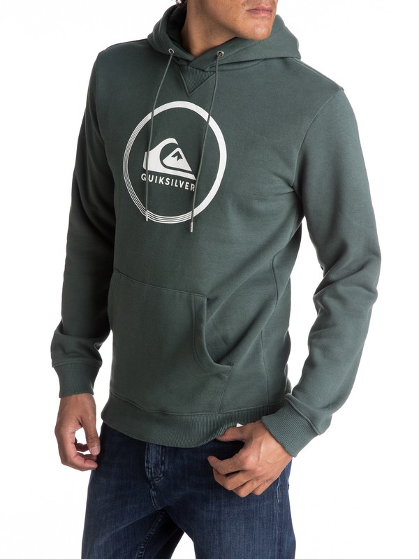 quiksilver, Big Logo - Sweat à capuche, URBAN GREY (krn0) 0 Big Logo - Sweat à capuche Noir EQYFT03717 Quiksilver